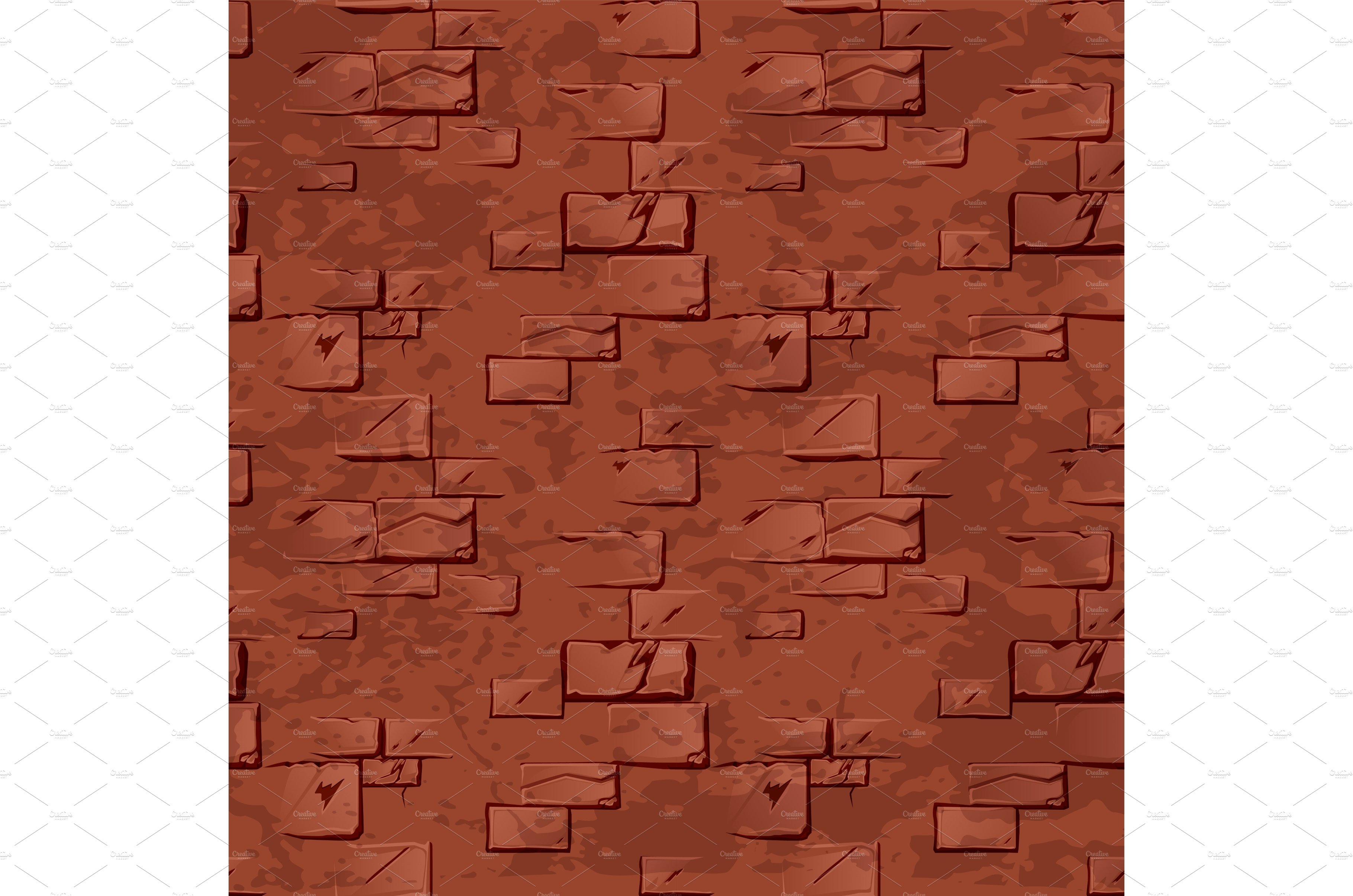 Seamless texture of stone red old cover image.