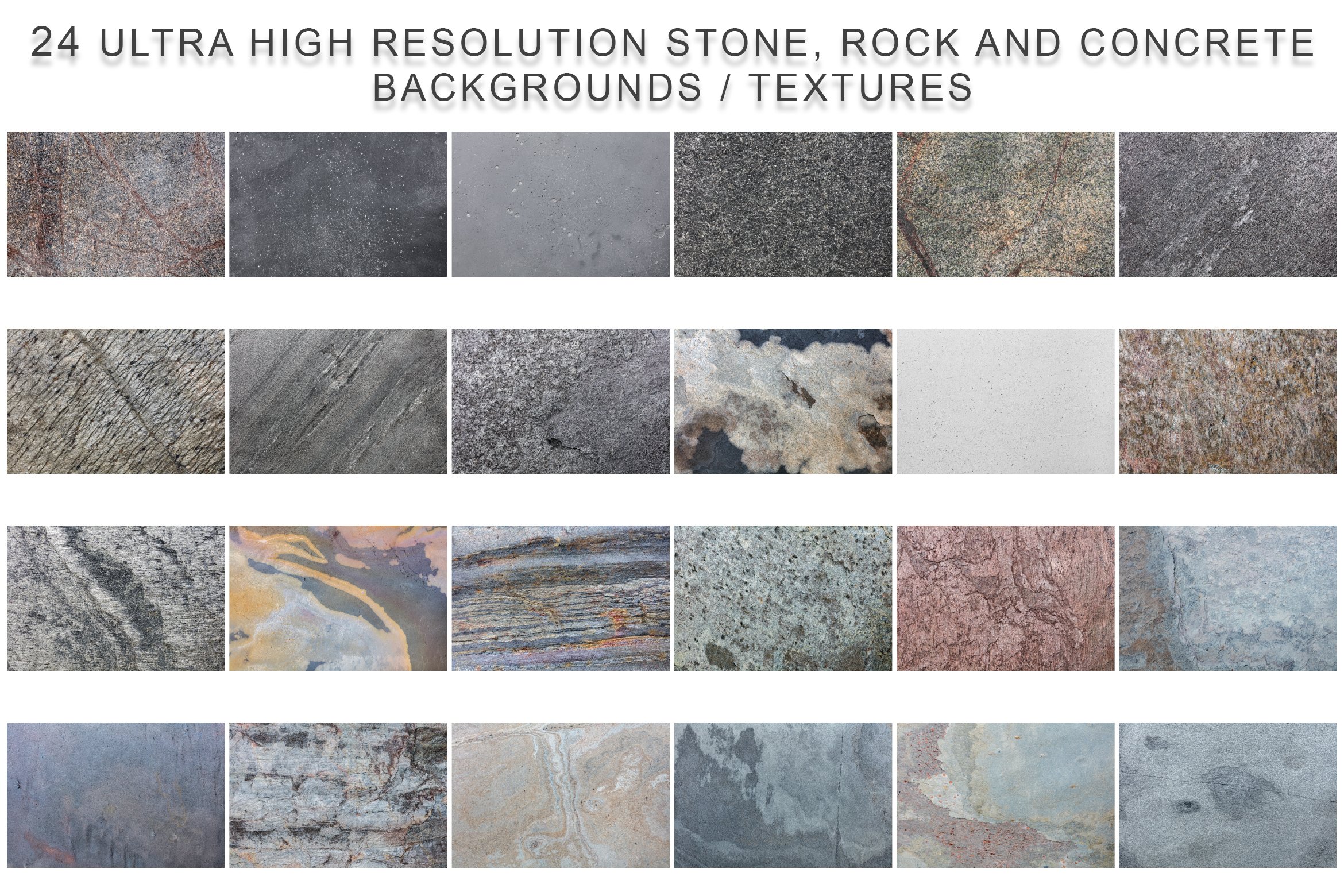 Collection of stone backgrounds cover image.