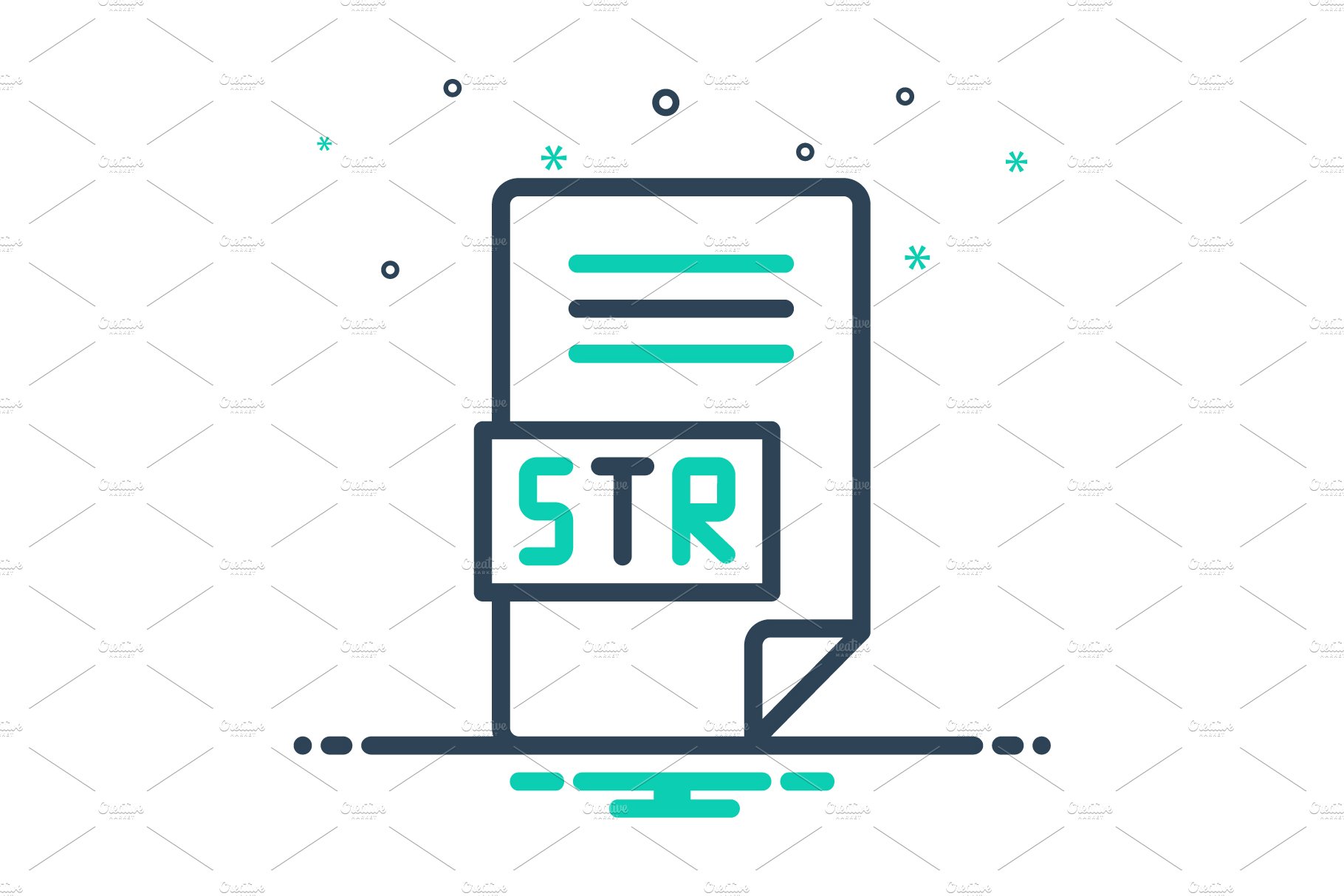 Str file mix icon cover image.