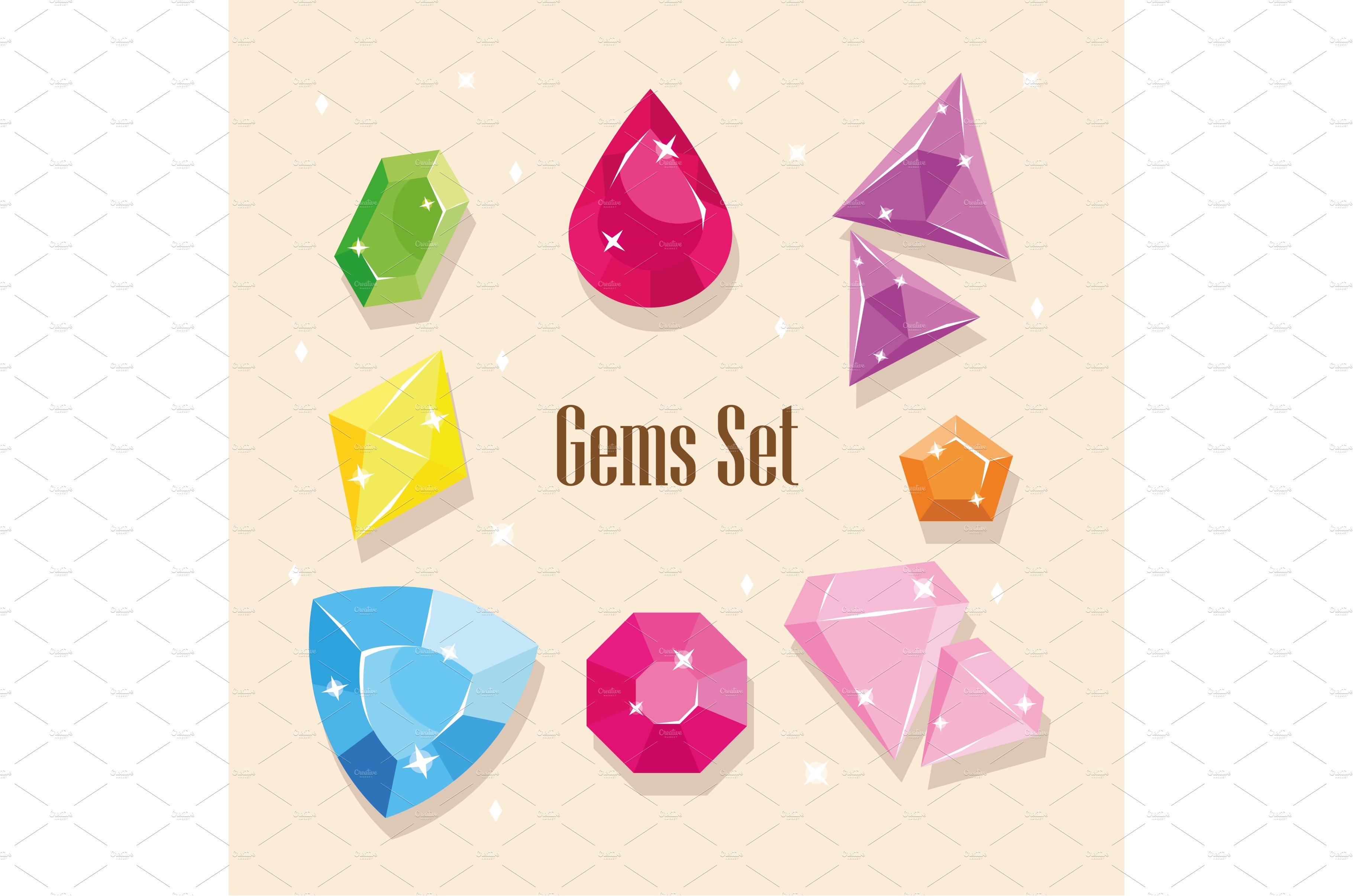 set of gems sparkling cover image.