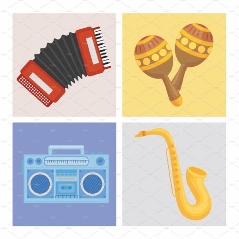 icons music instrument cover image.