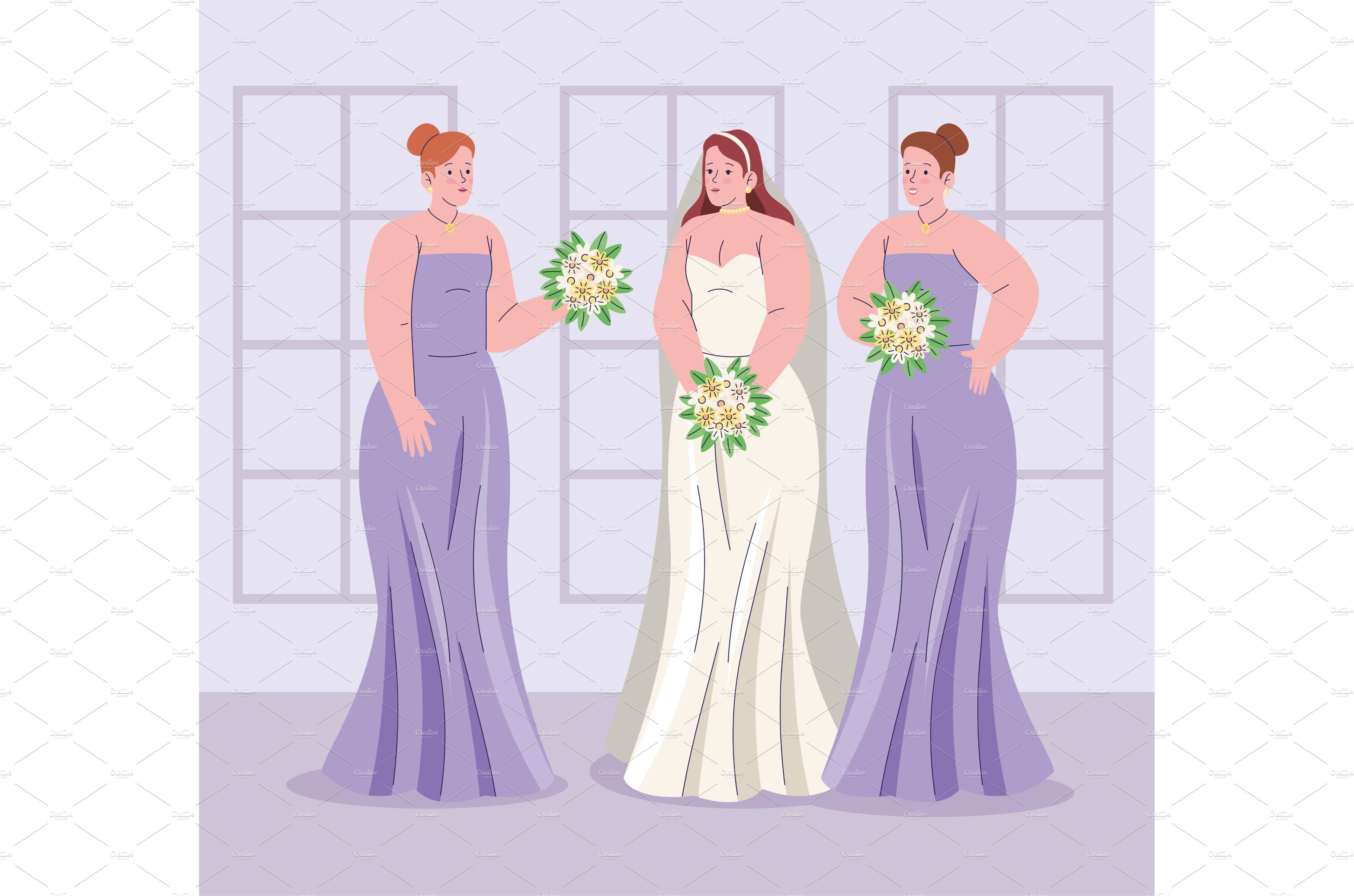 wife and two bridesmaids cover image.