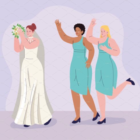 two bridesmaids and wife cover image.
