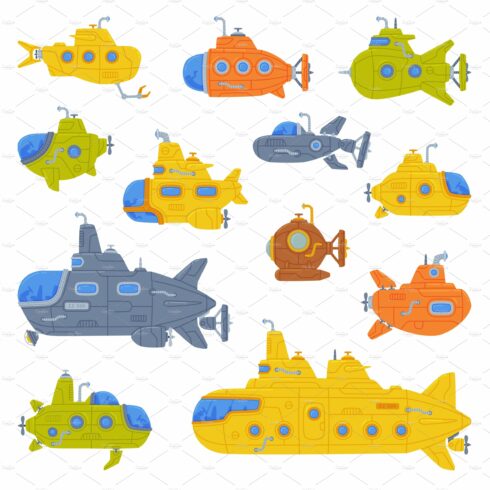 Colorful Submarine Watercraft cover image.