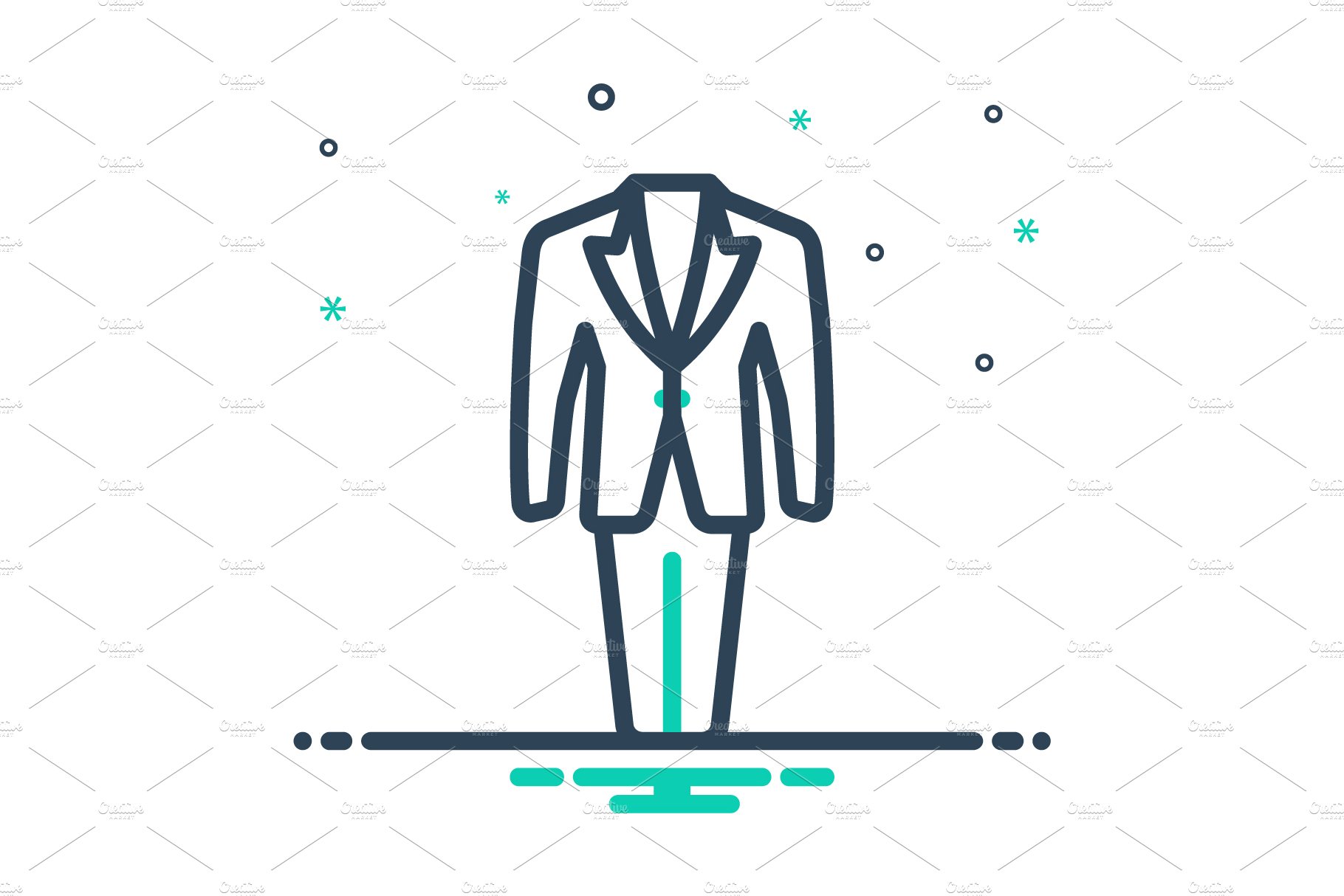 Suits blazer mix icon cover image.