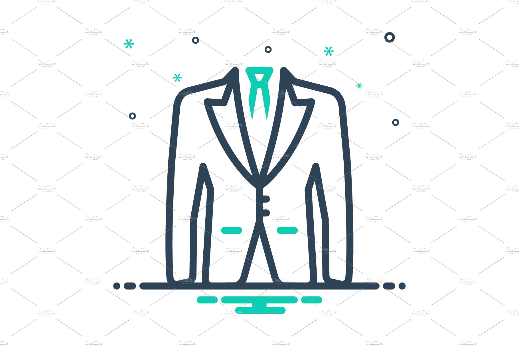 Suits cloth mix icon cover image.