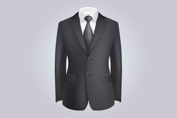 Male Clothing Dark Suit Set cover image.