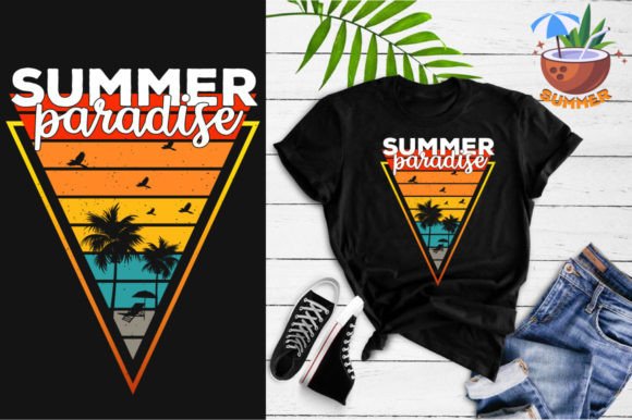 summer paradise t shirt summer t shirt graphics 66683657 1 580x386 161