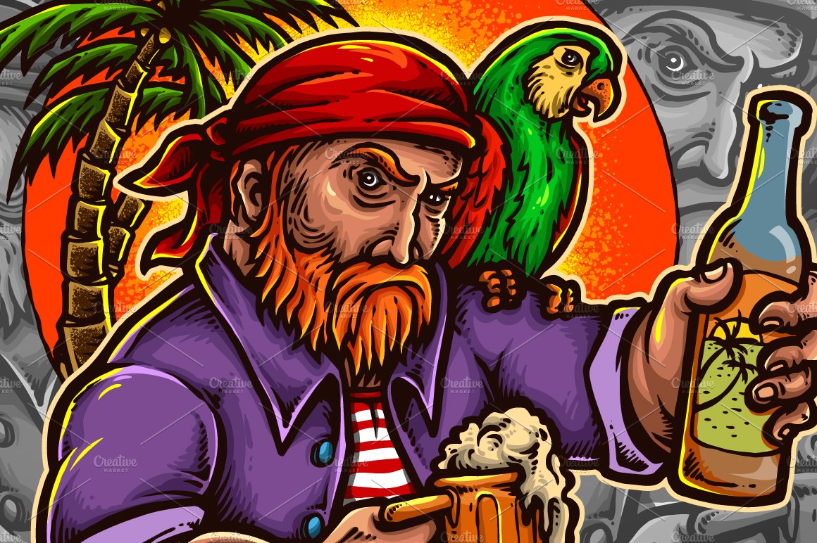 Sunset Beer Pirate cover image.