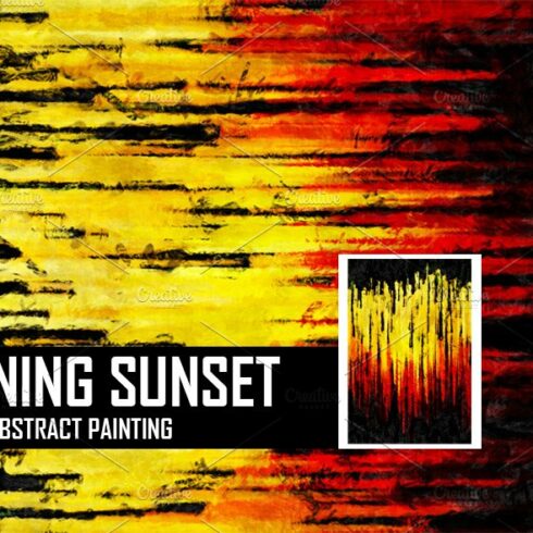 abstract sunset painting cover image.