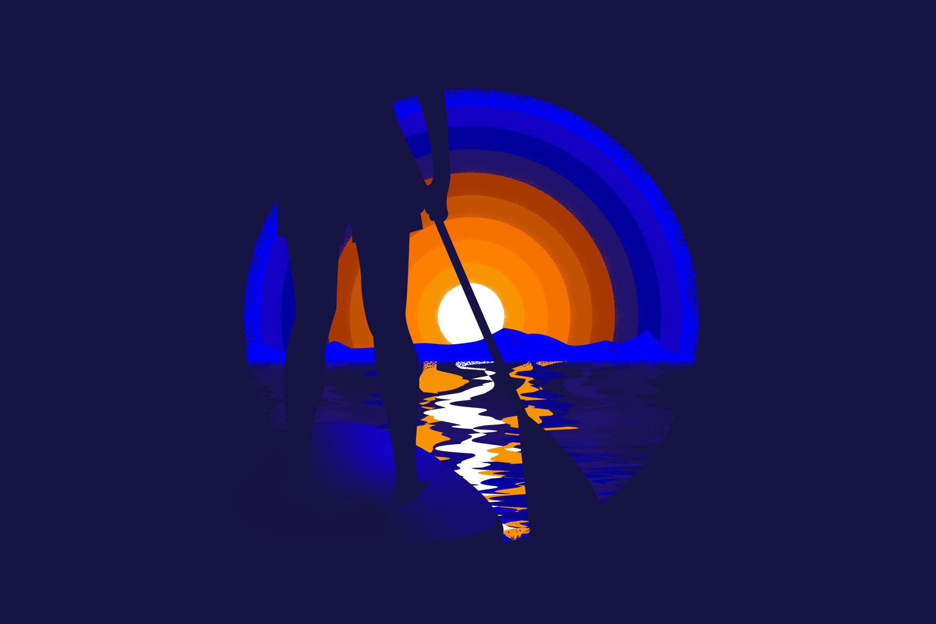 Sunset Paddling cover image.