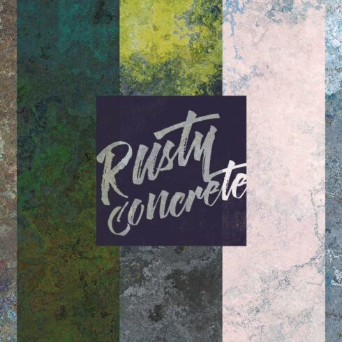 Rusty concrete texture cover image.