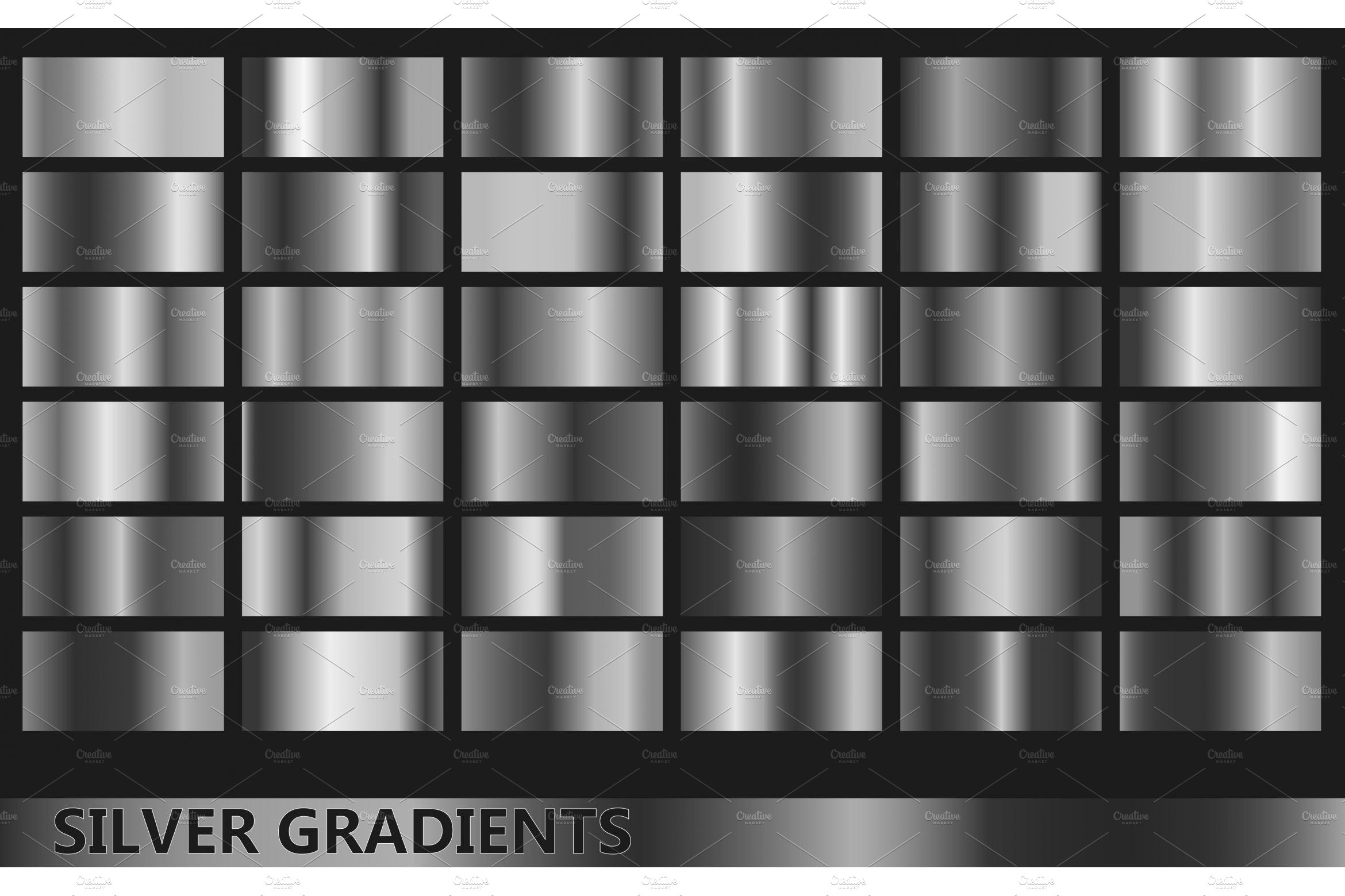 silver gradients collection cover image.