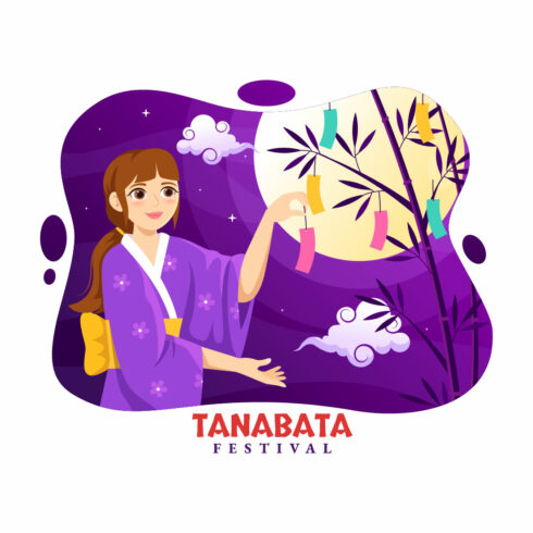 15 Tanabata Festival Vector Illustration cover image.