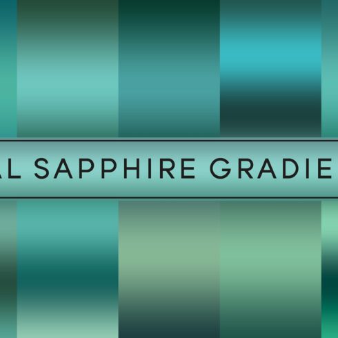 Teal Sapphire Gradients cover image.