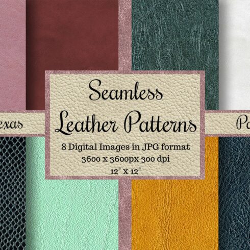 Seamless Leather Patterns - Texas cover image.