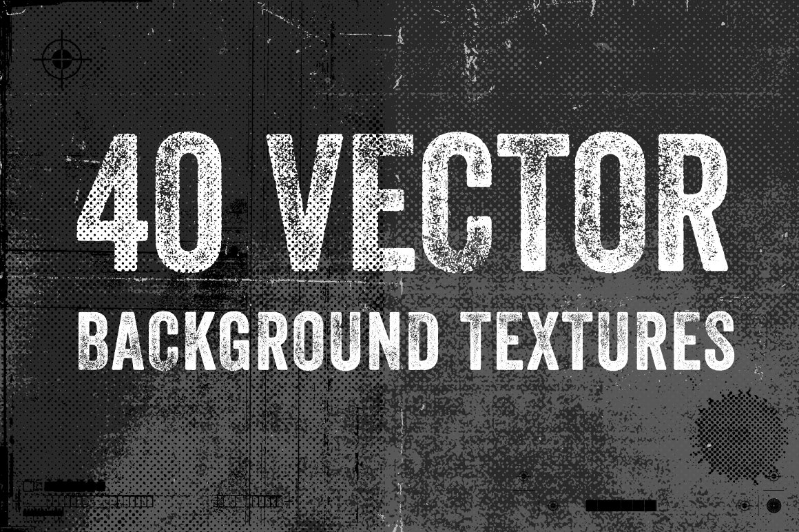 40 Vector Background Textures cover image.