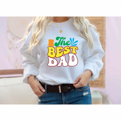 The Best Dad Retro t-shirt Designs cover image.