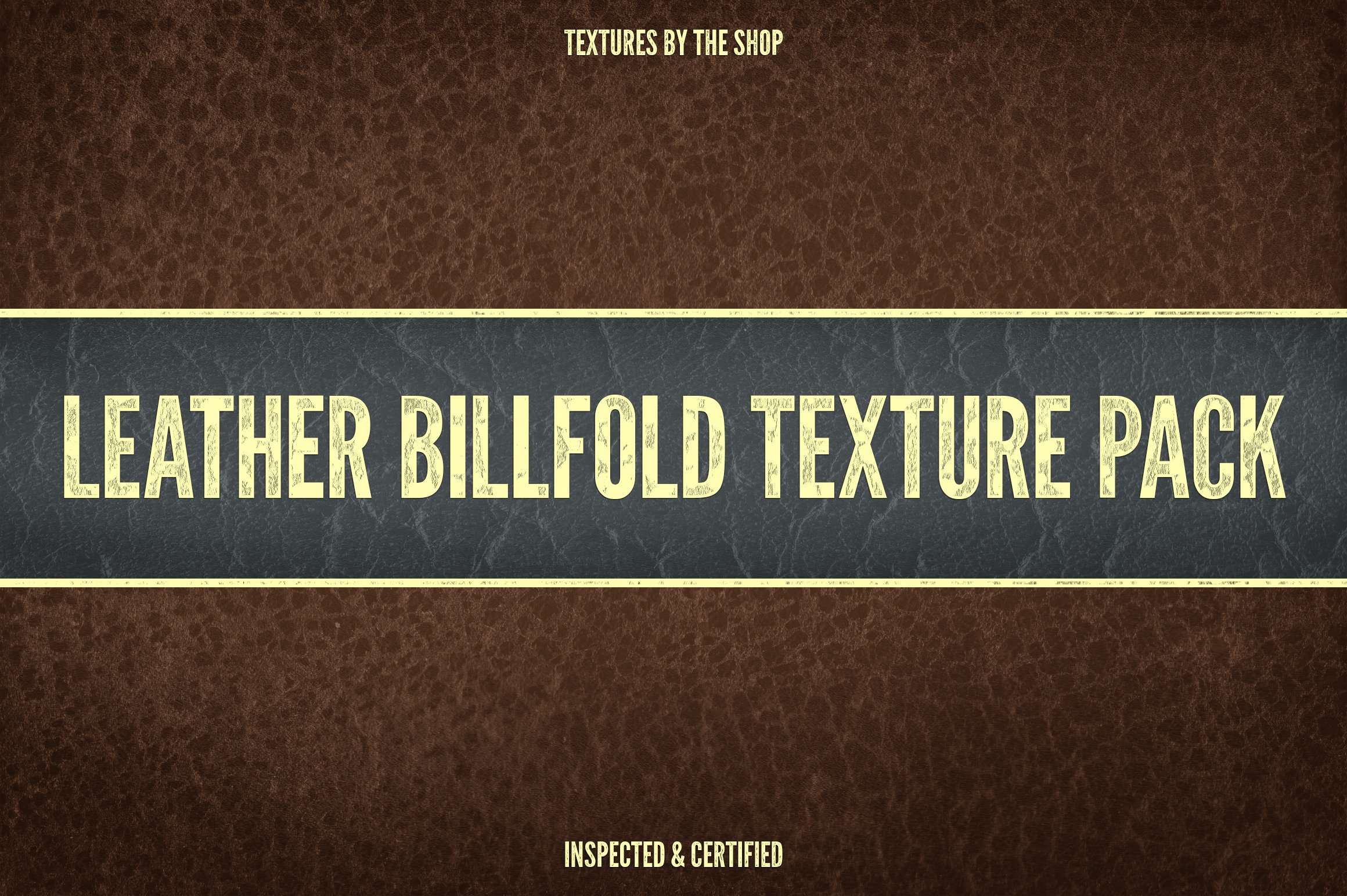 Leather billfold texture pack cover image.
