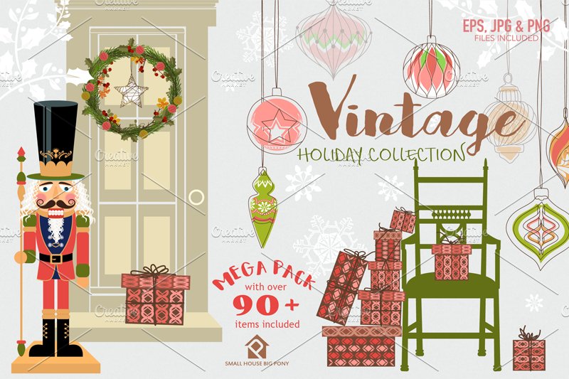 Vintage Holiday Collection preview image.