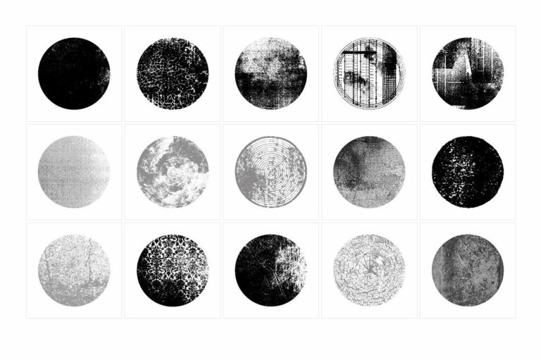 30 Circular Vector Textures – MasterBundles