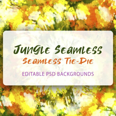 Jungle Seamless Digital Tie-Dye cover image.