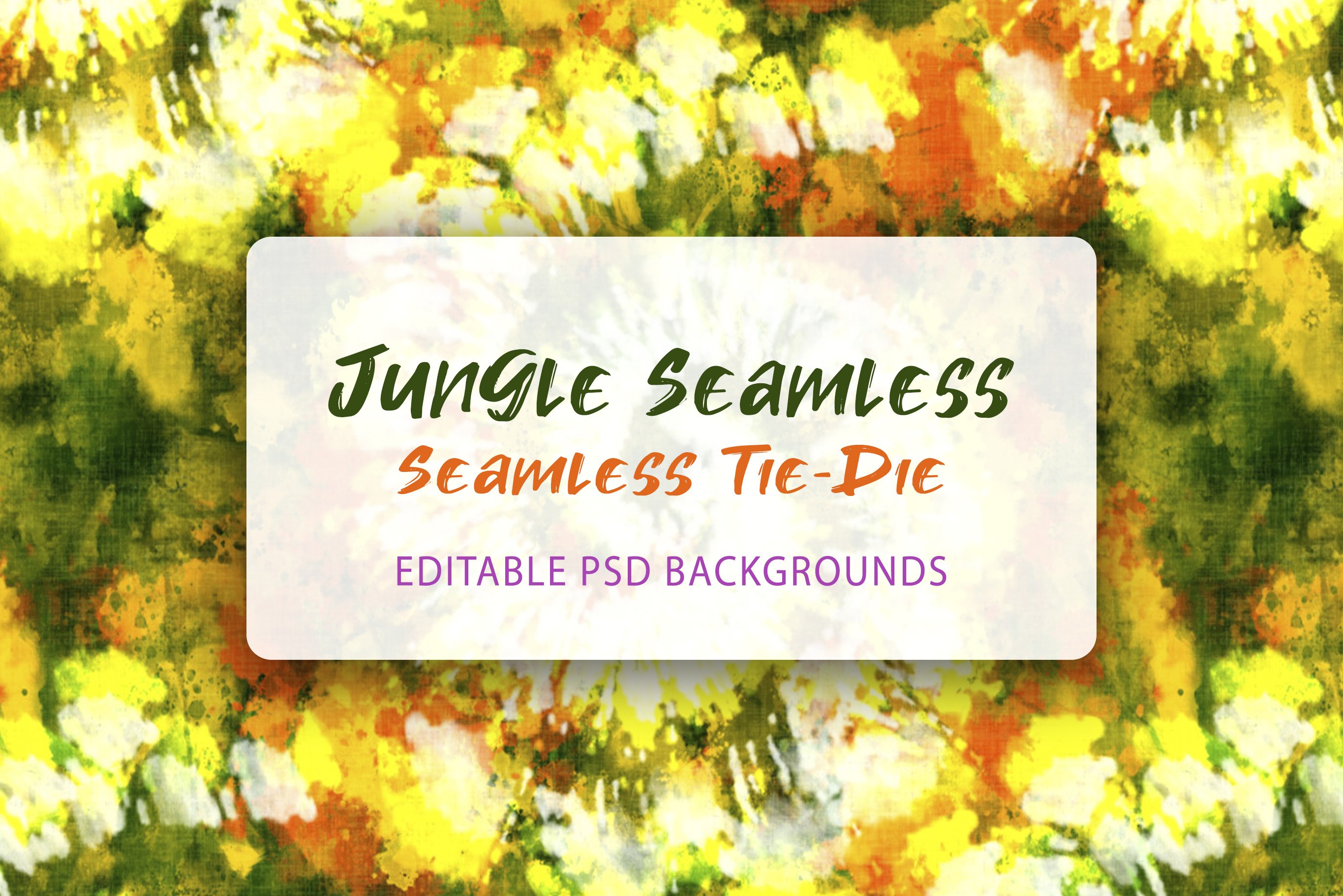 Jungle Seamless Digital Tie-Dye cover image.