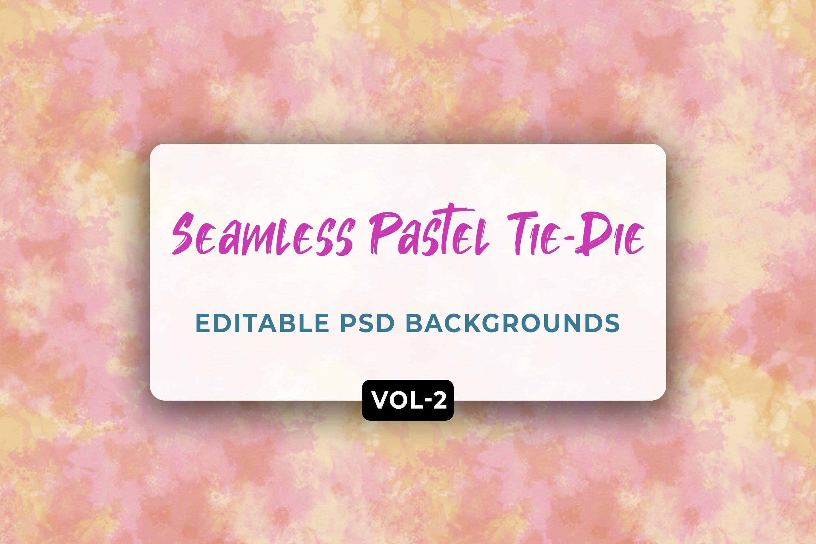 Seamless Pastel Tie-Dye Vol-2 cover image.