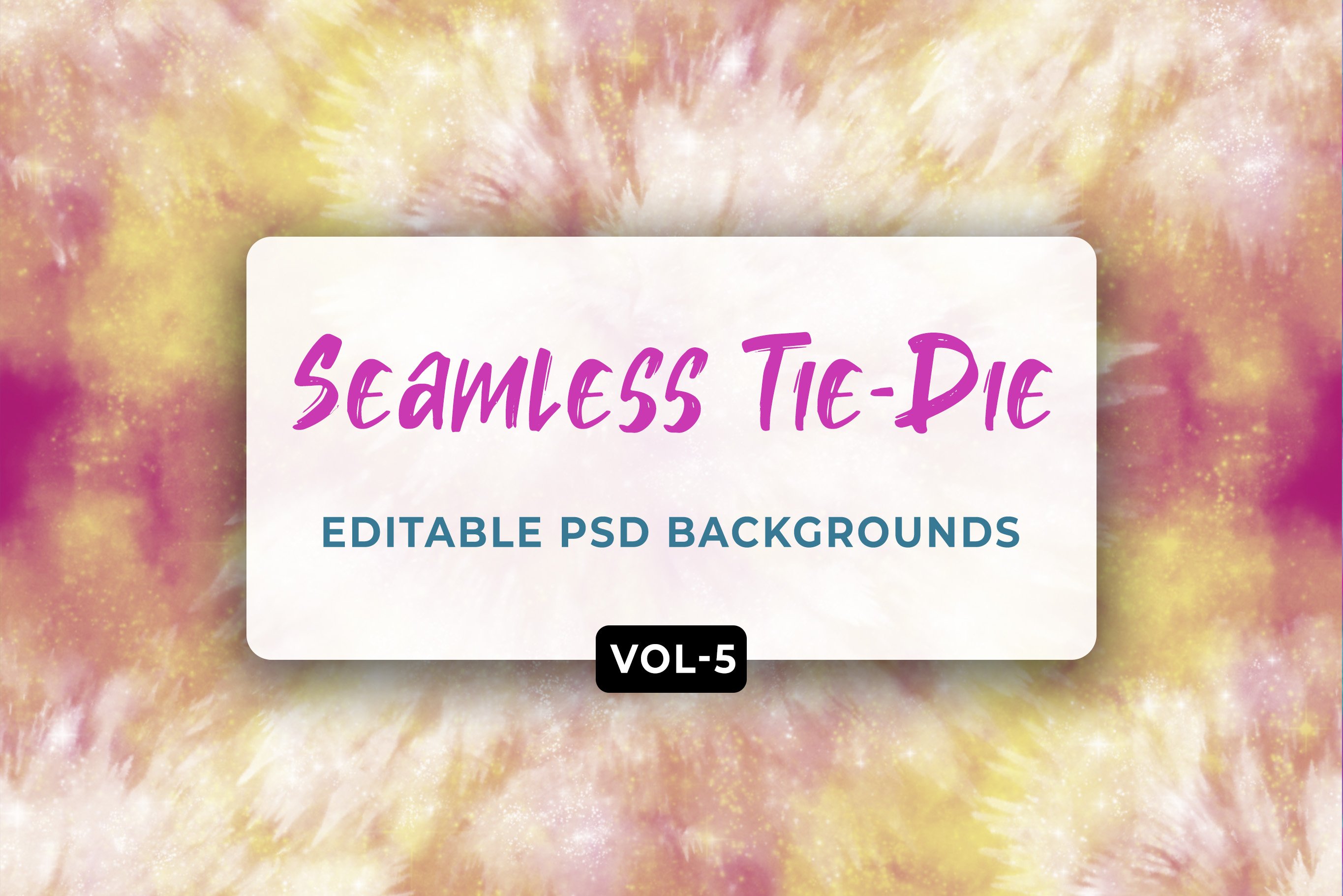 Tie Dye Seamless Patterns Vol- 05 cover image.
