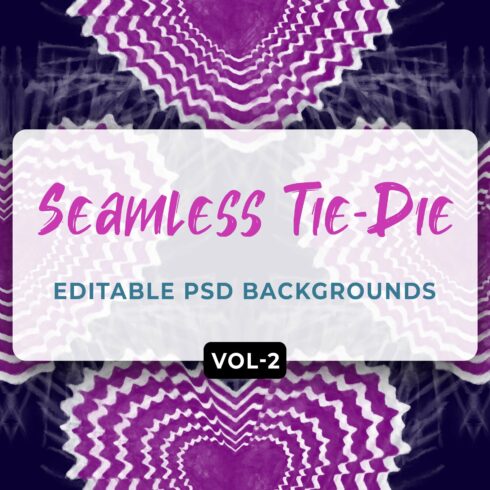 Tie Dye Seamless Patterns Vol- 02 cover image.