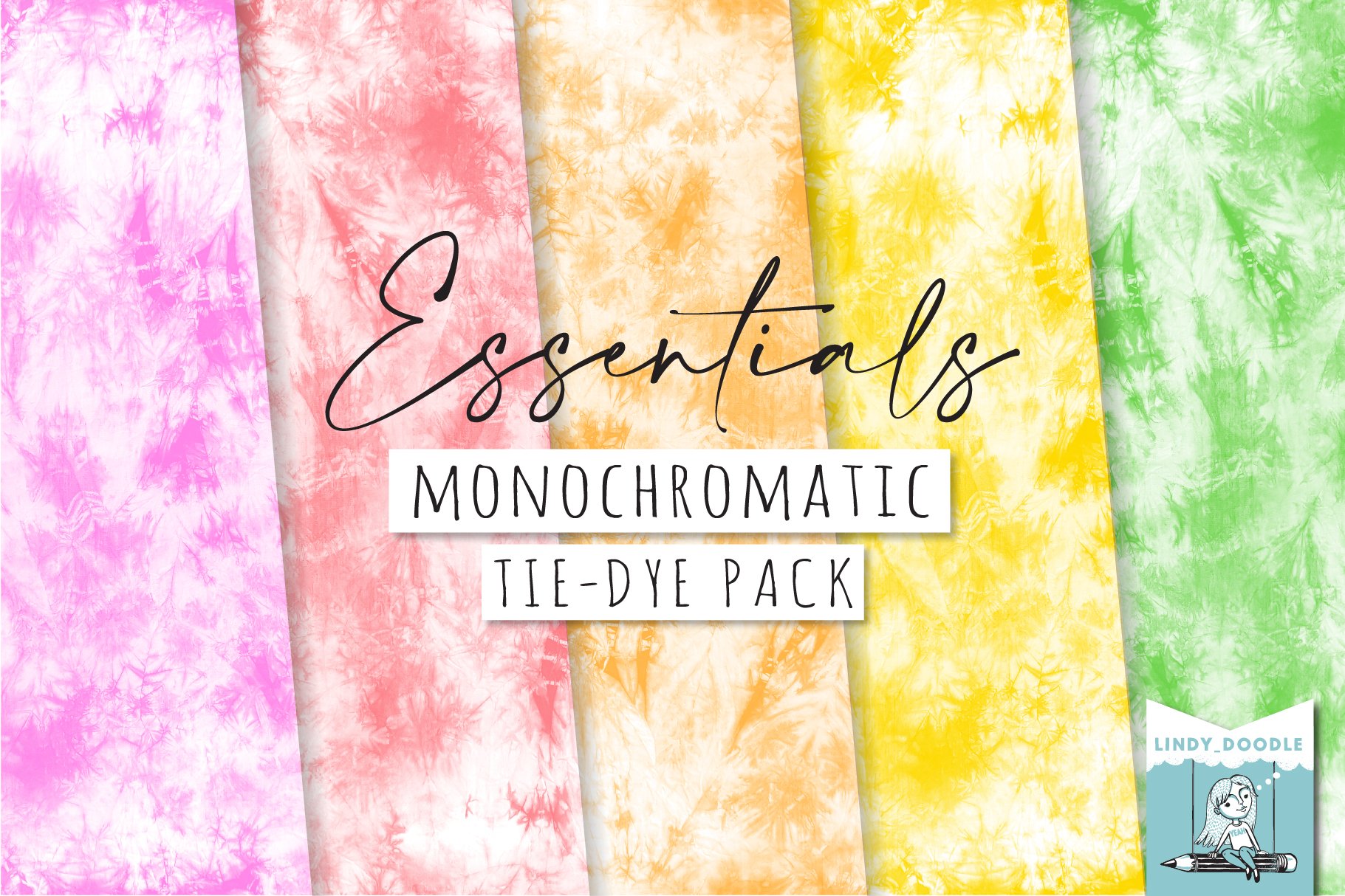 Monochromatic Tie Dye Pack cover image.