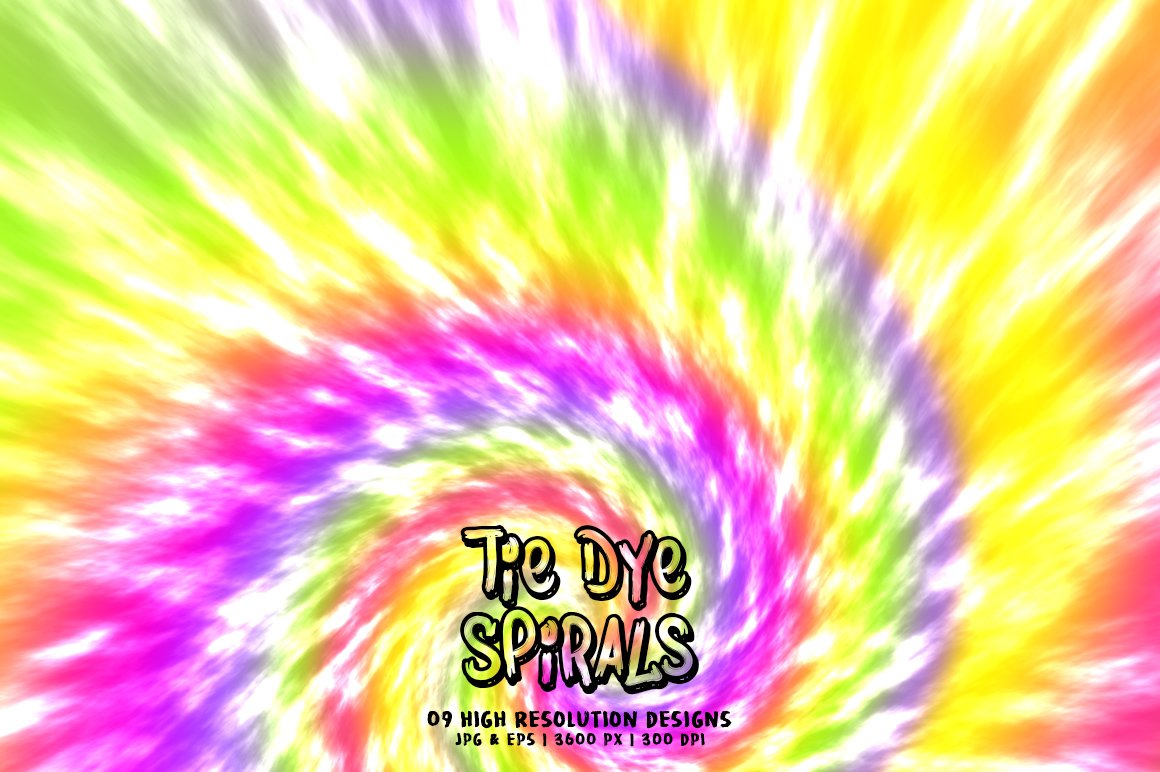 Tie Dye Spirals cover image.