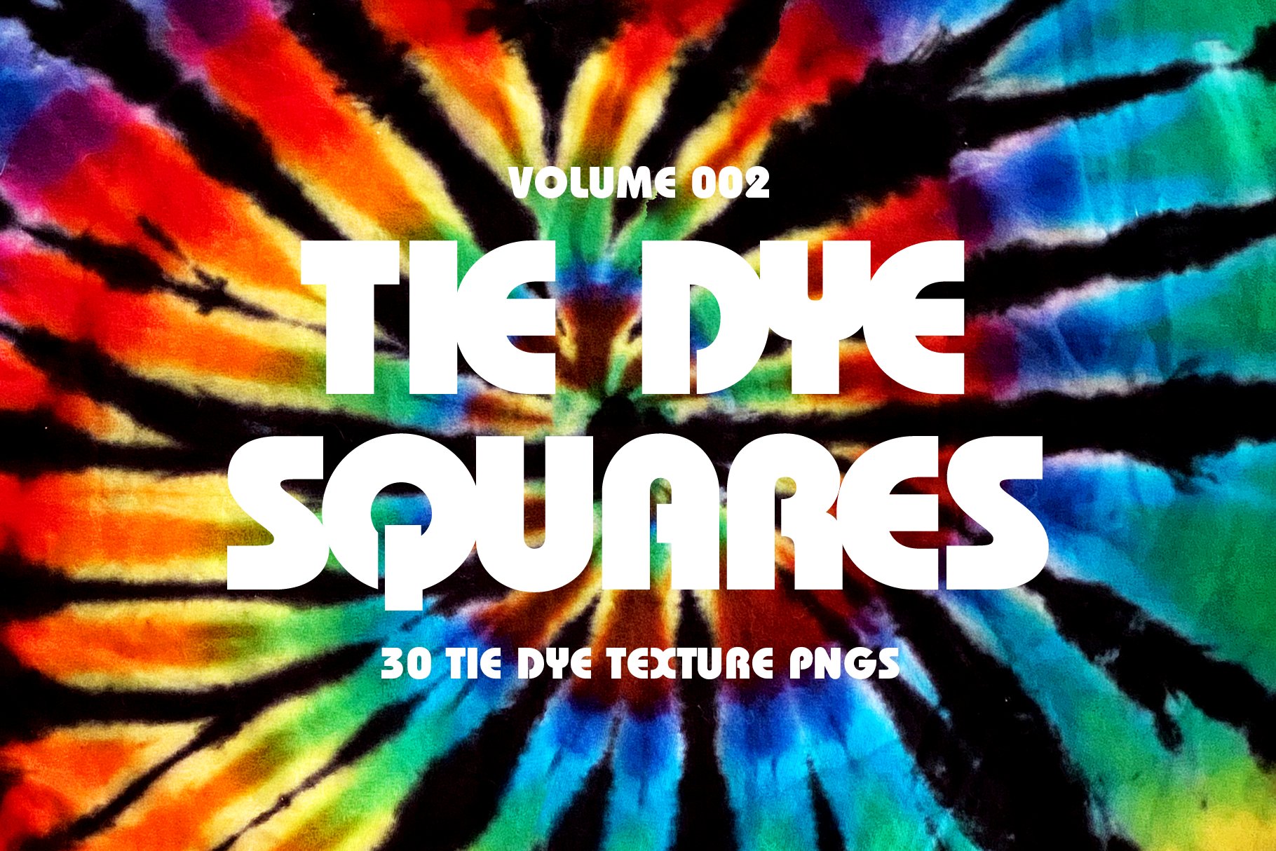 Tie Dye Squares Vol 002 cover image.