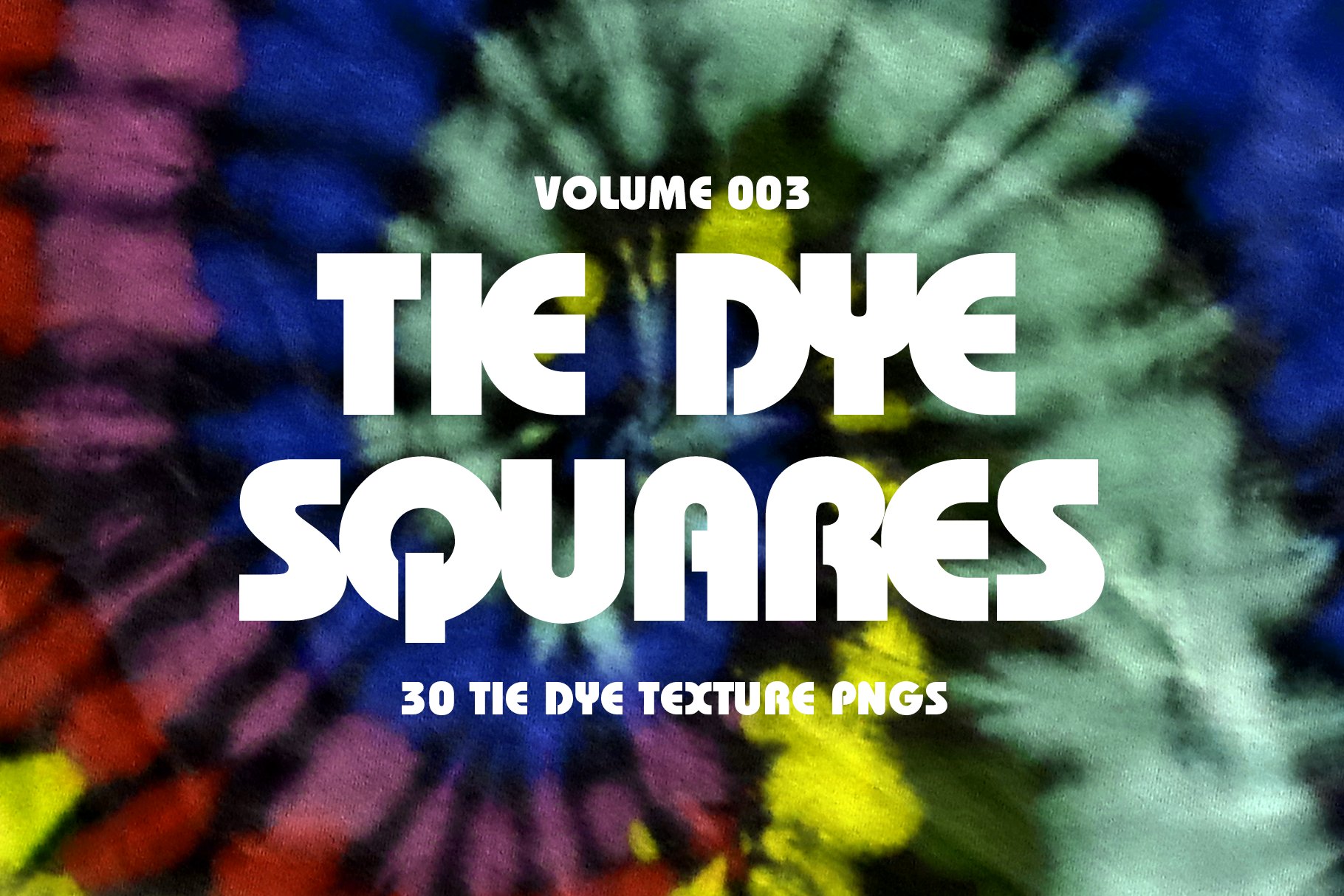 Tie Dye Squares Vol 003 cover image.
