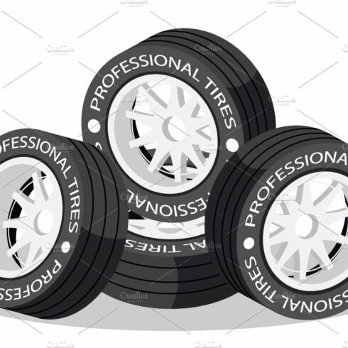 Wheel tires for sport car cover image.