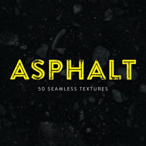 Asphalt - 50 Seamless Textures cover image.