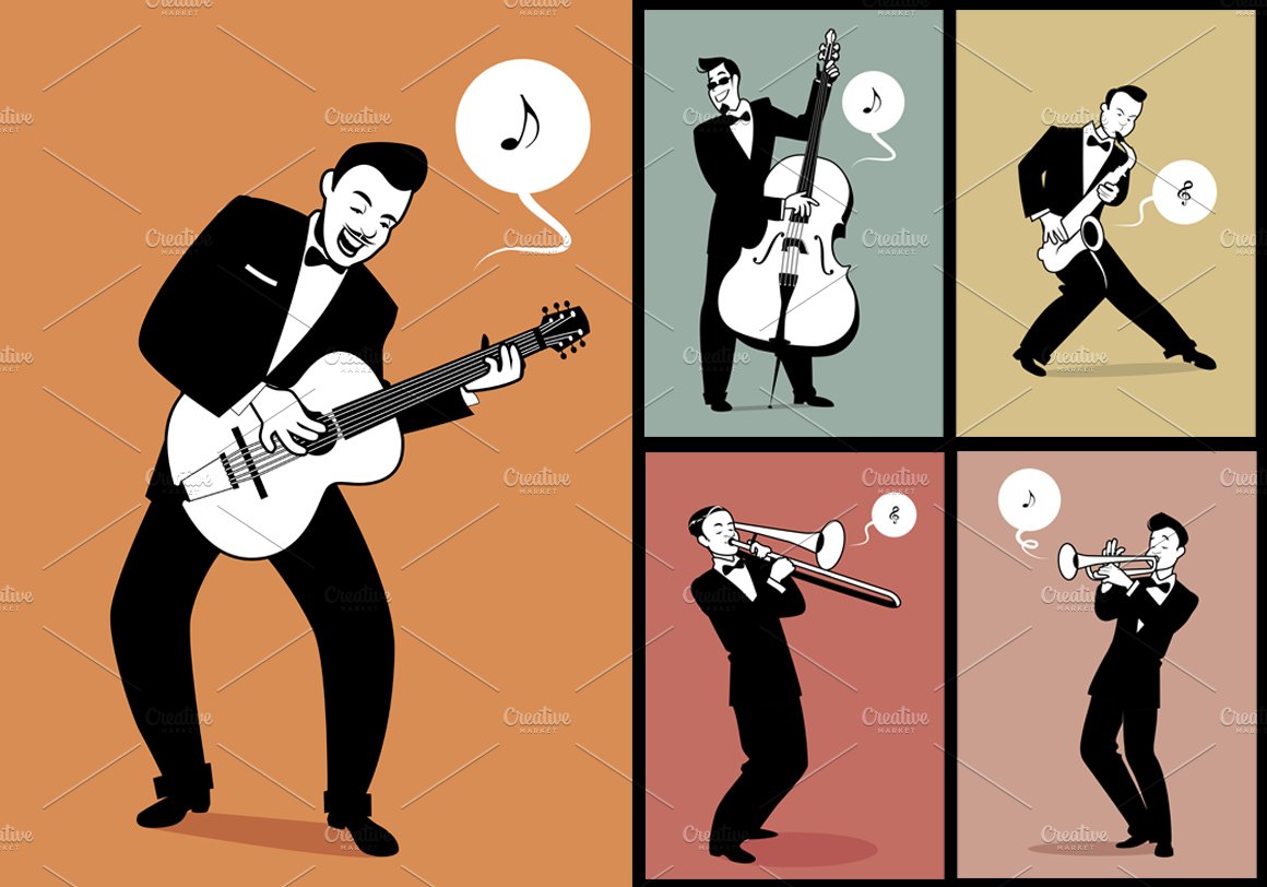 That's Swing! Vector Illustrations cover image.