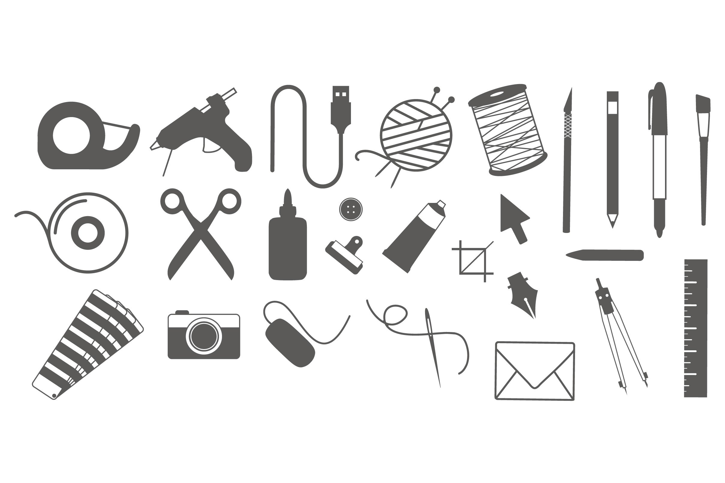 Creative Tool Icons preview image.