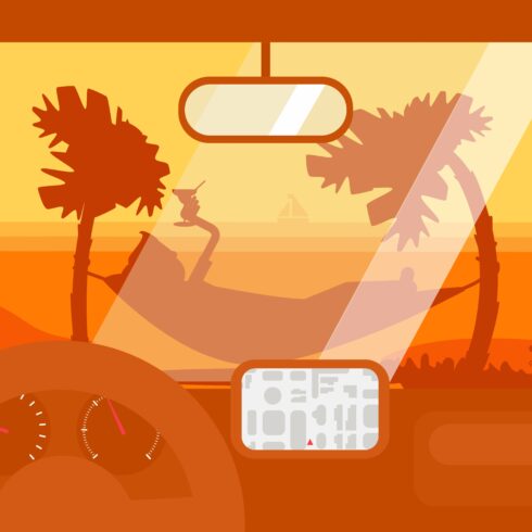 Travel By Car To The Beach cover image.