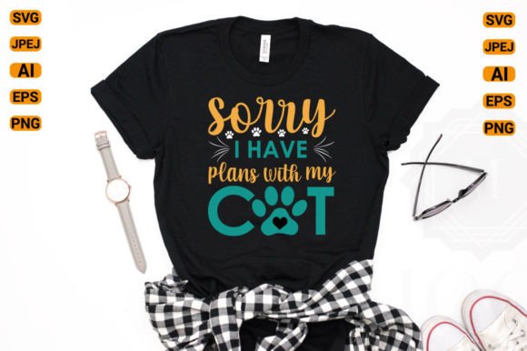 trendy cat typography t shirt design graphics 57383869 1 580x386 560