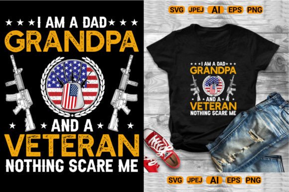 trendy veteran t shirt design vector graphics 37730843 1 580x386 233
