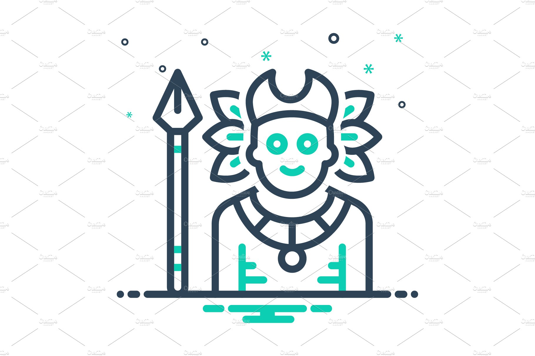 Tribes ethnic mix icon cover image.