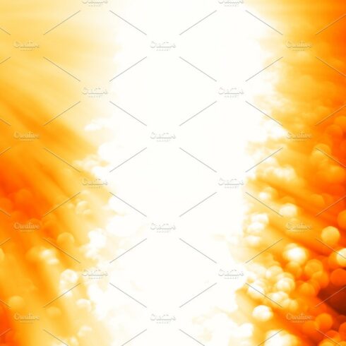 Sun shine and sunset path ocean background cover image.