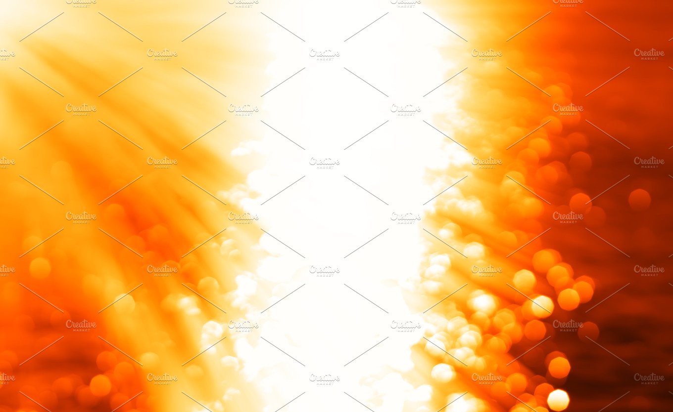 Sun shine and sunset path ocean background cover image.