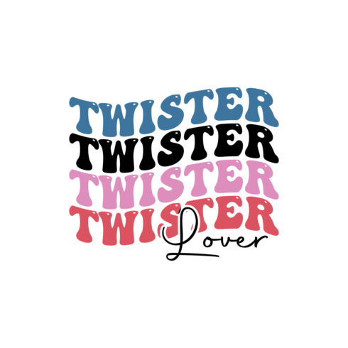 Twister lover indoor game retro typography design for t-shirts, cards, frame artwork, phone cases, bags, mugs, stickers, tumblers, print, etc cover image.