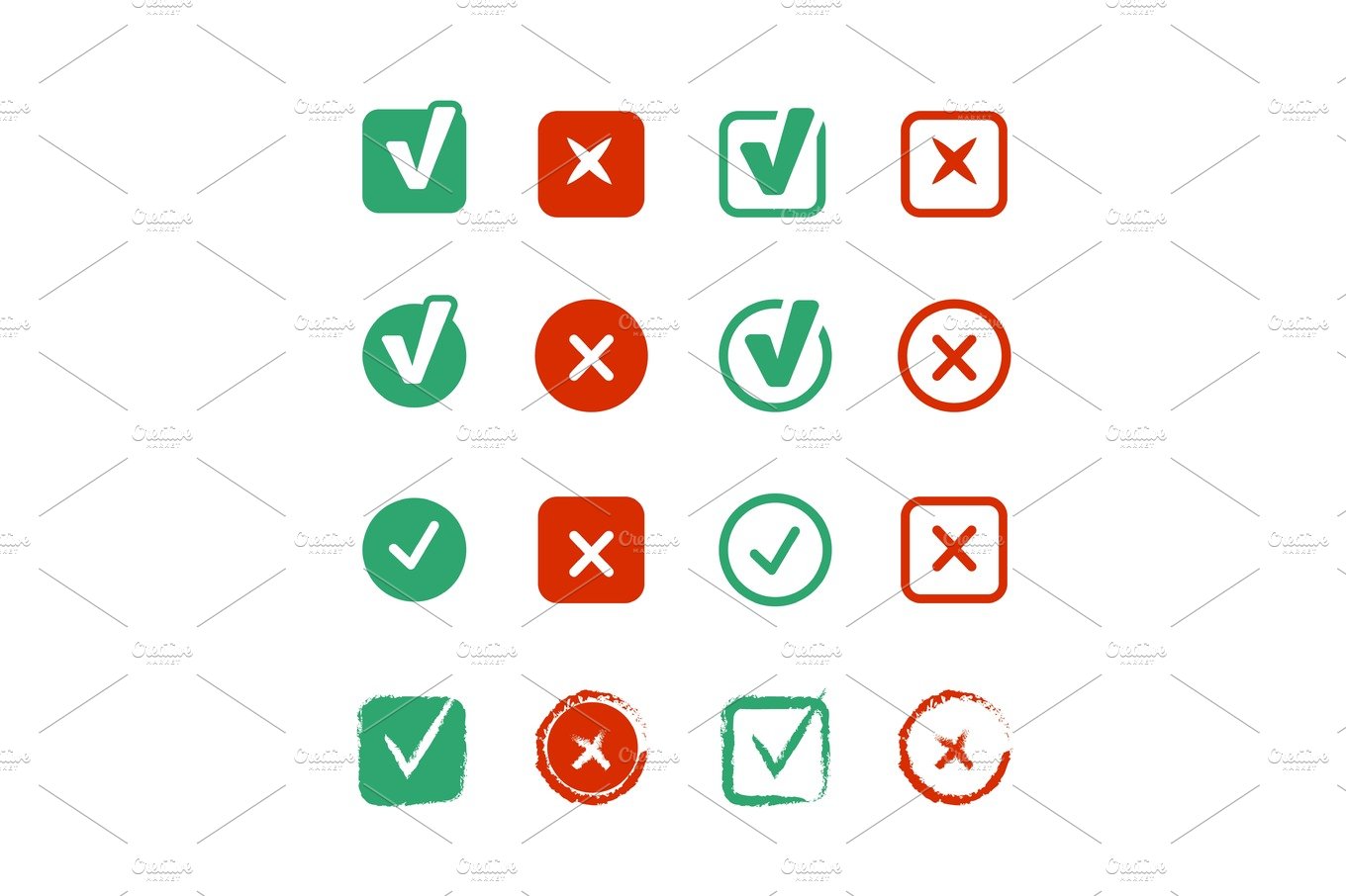 vector checkboxes set cover image.