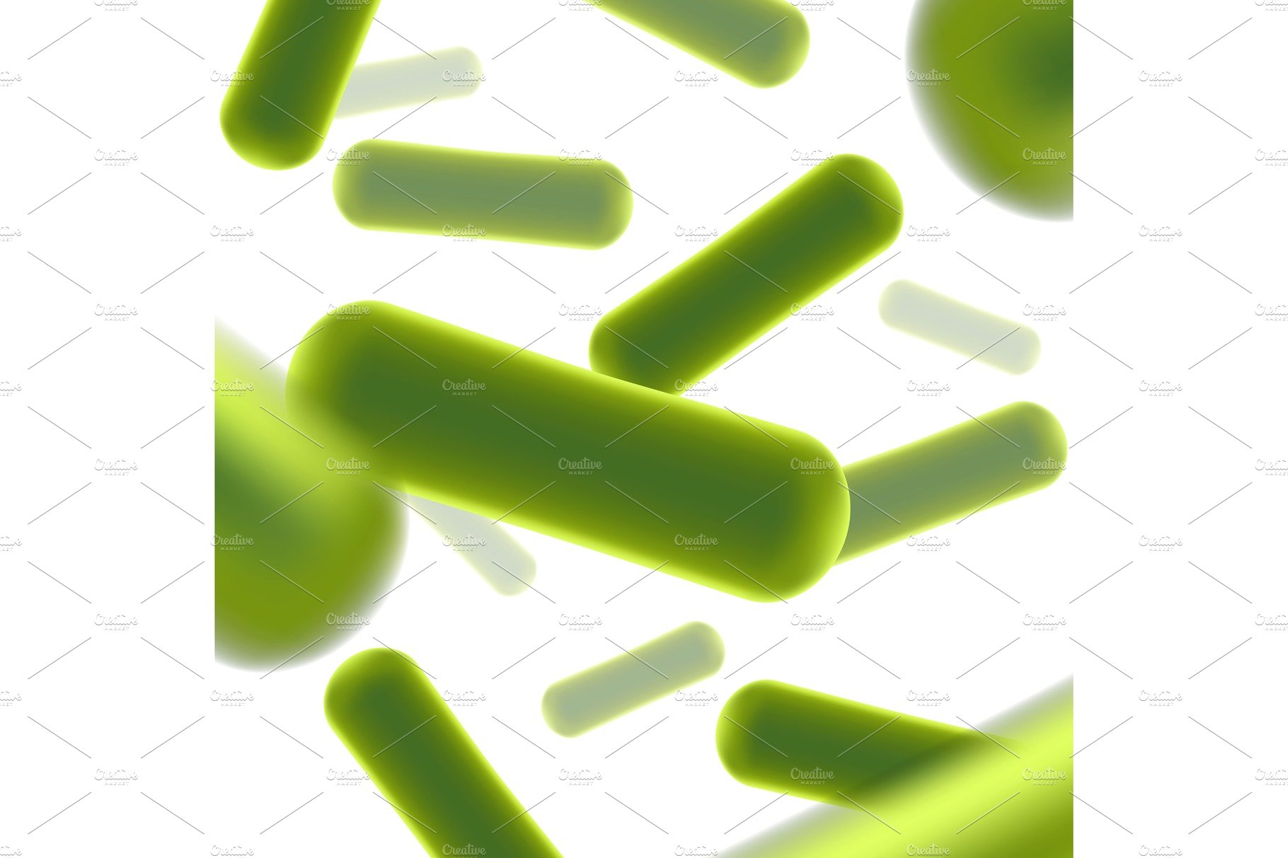 Probiotics bacteria, microscopic. cover image.