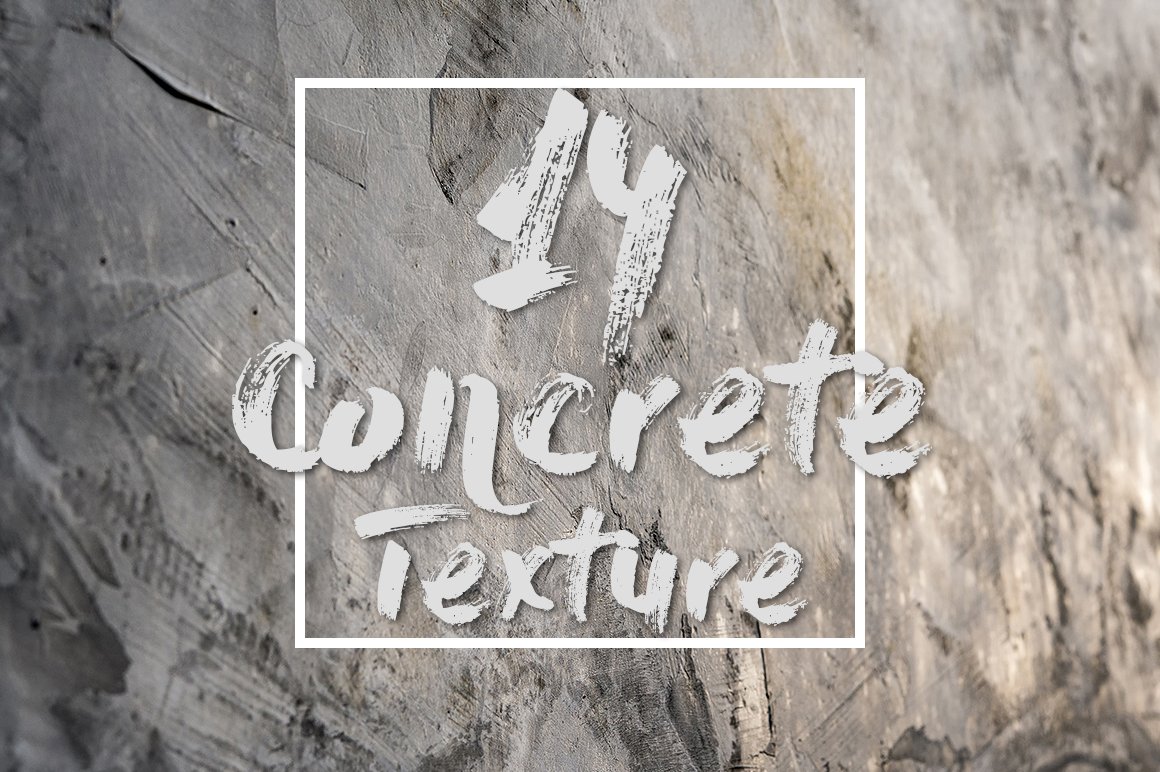 14 Concrete and Cement Textures Pack preview image.