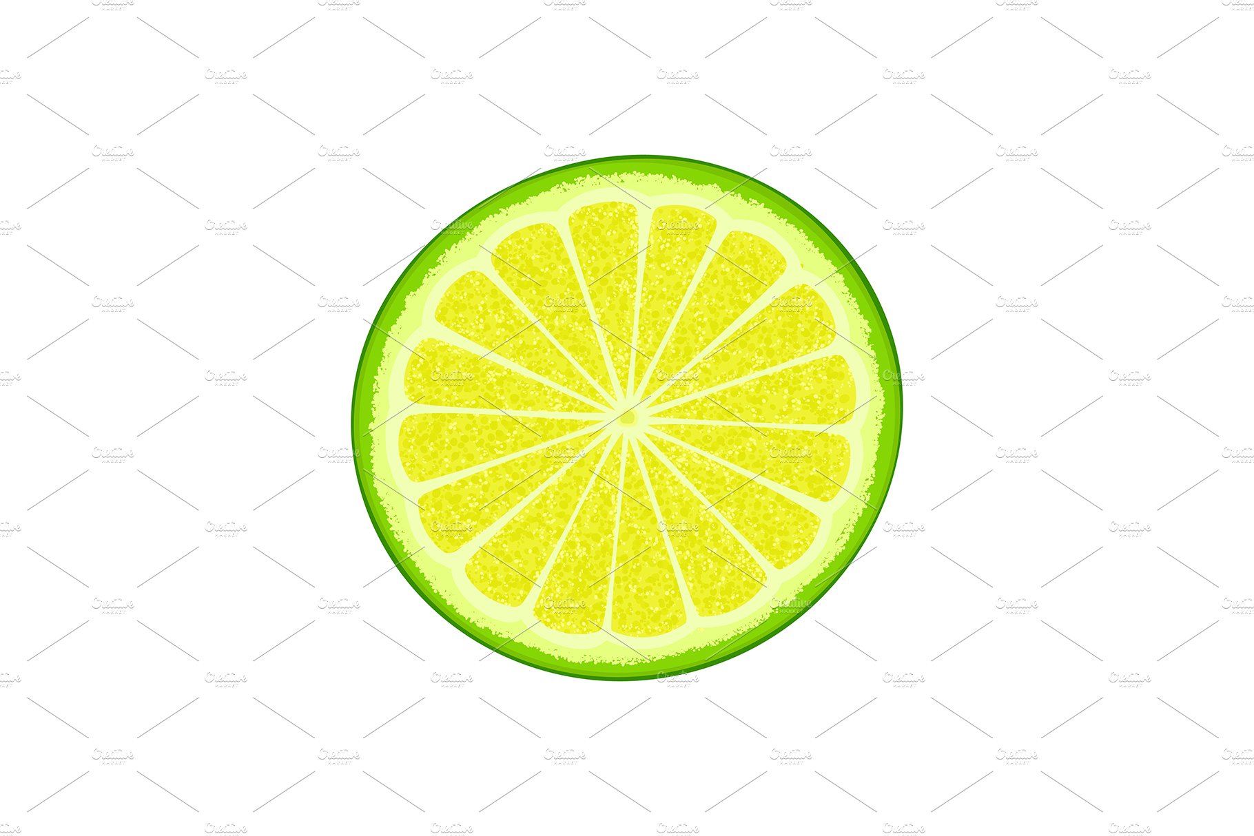 Slice of lime or lemon preview image.