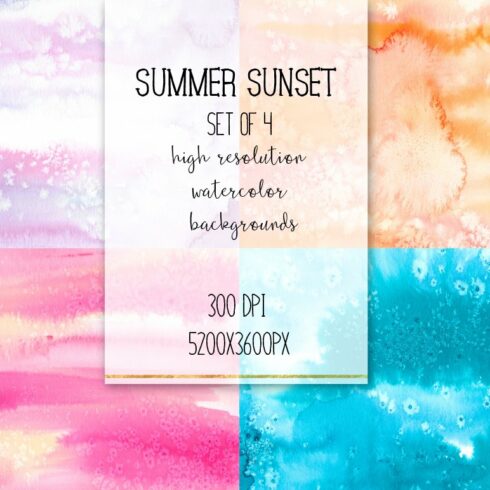 Summer sunset cover image.